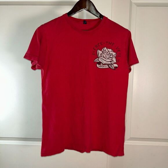 Pierce the Veil Size M 2013 Band Tee — “King for a Day” Lyric Print - Picture 2 of 3